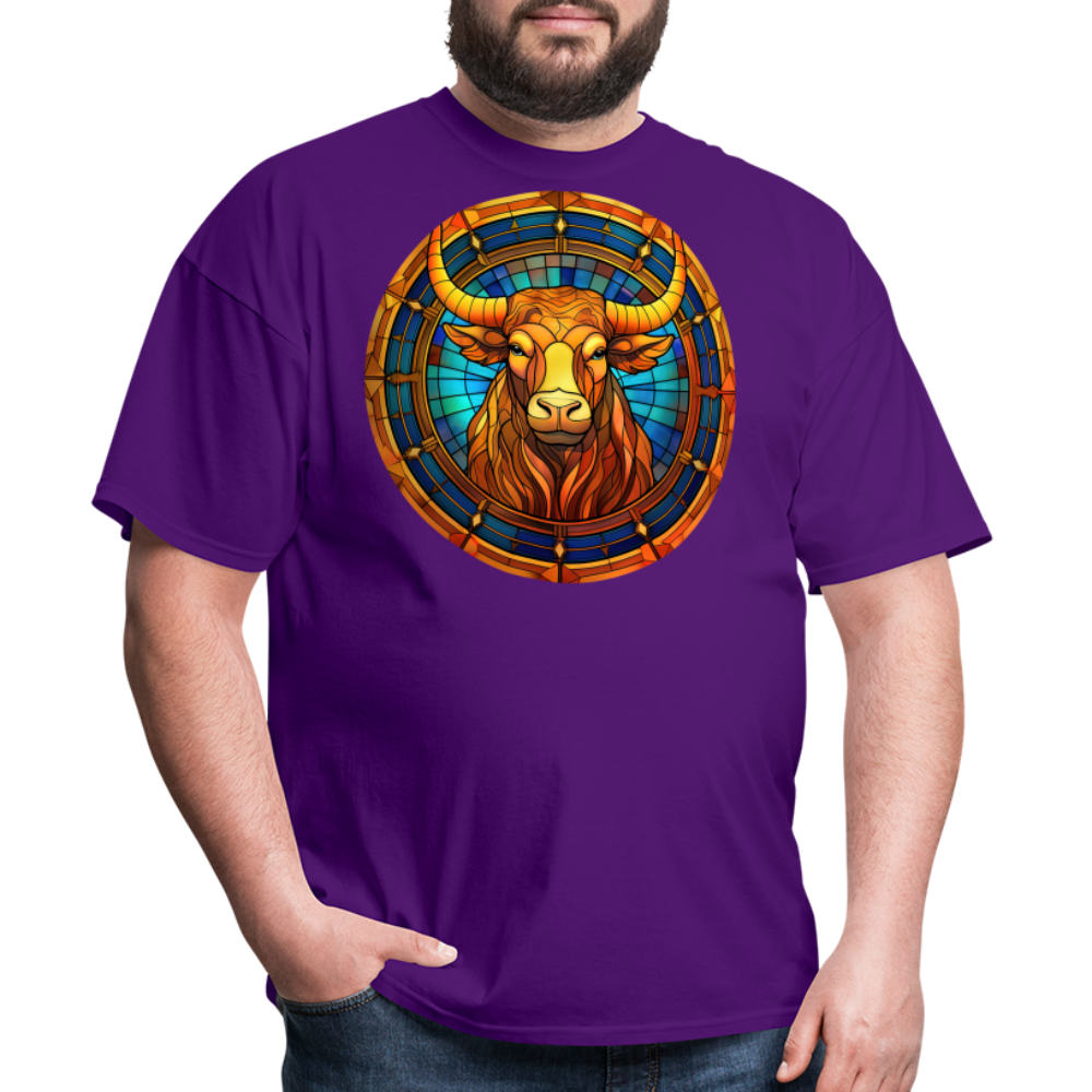 Men's Mosaic Taurus Classic T-Shirt - purple