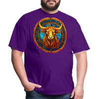 Thumbnail for Men's Mosaic Taurus Classic T-Shirt - purple