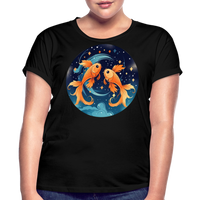 Thumbnail for Women's Magic Pisces Relaxed Fit T-Shirt - black