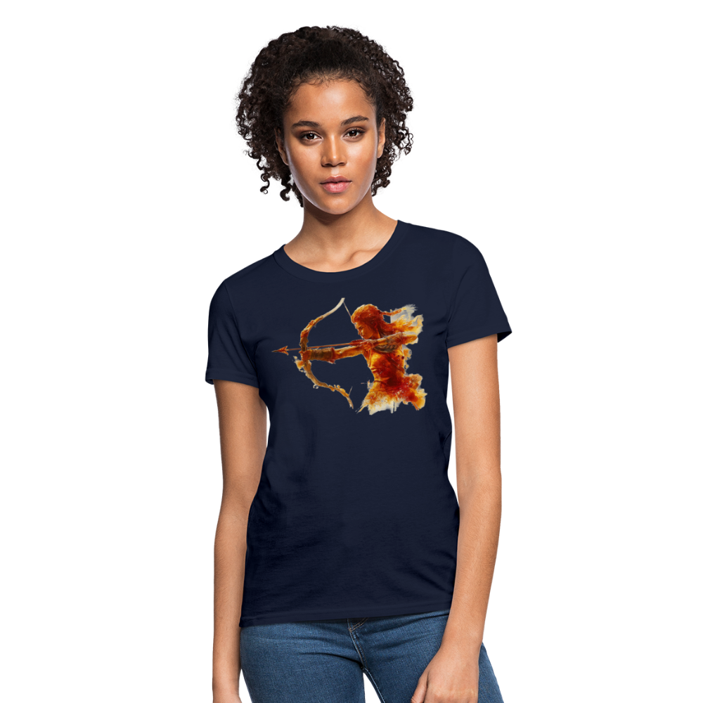 Women's Mythical Sagittarius T-Shirt - navy