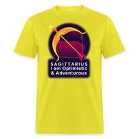 Thumbnail for Men's Glow Sagittarius Classic T-Shirt - yellow