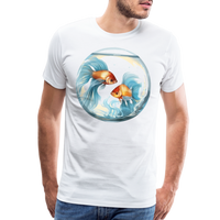 Thumbnail for Men's Mythical Pisces Premium T-Shirt - white