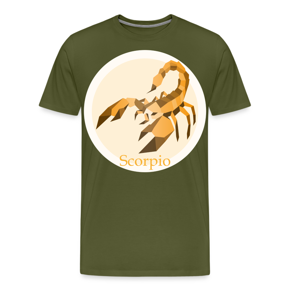 Men's Mosaic Scorpio Premium T-Shirt - olive green