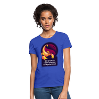 Thumbnail for Women's Glow Scorpio T-Shirt - royal blue