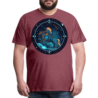 Thumbnail for Men's Magic Sagittarius Premium T-Shirt - heather burgundy