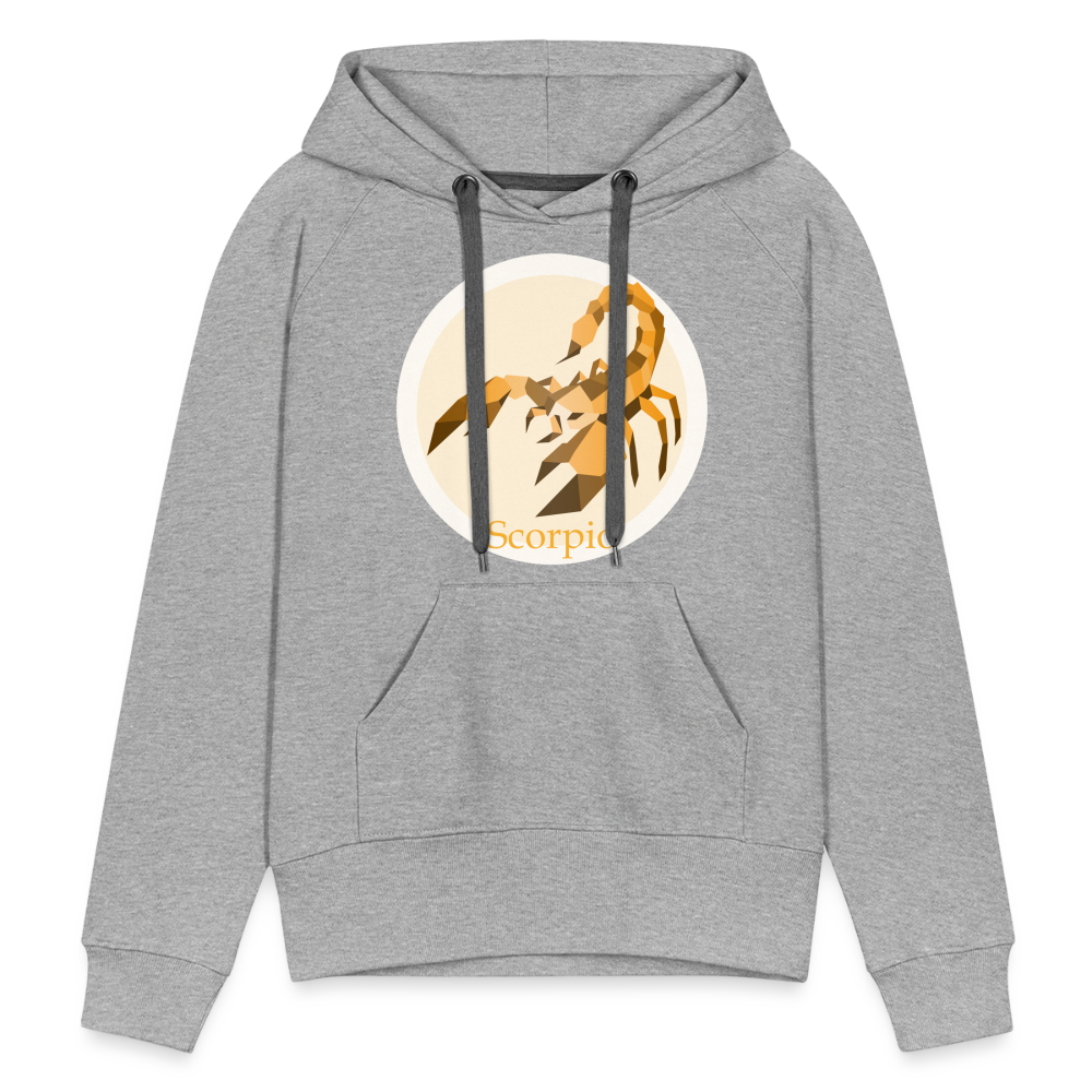 Women’s Mosaic Scorpio Premium Hoodie - heather grey