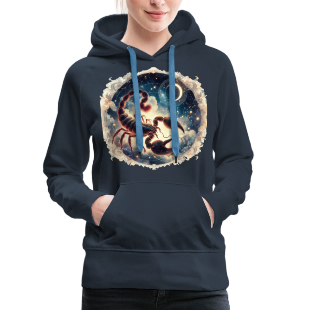 Women’s Mythical Scorpio Premium Hoodie - navy