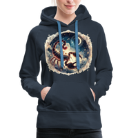 Thumbnail for Women’s Mythical Scorpio Premium Hoodie - navy