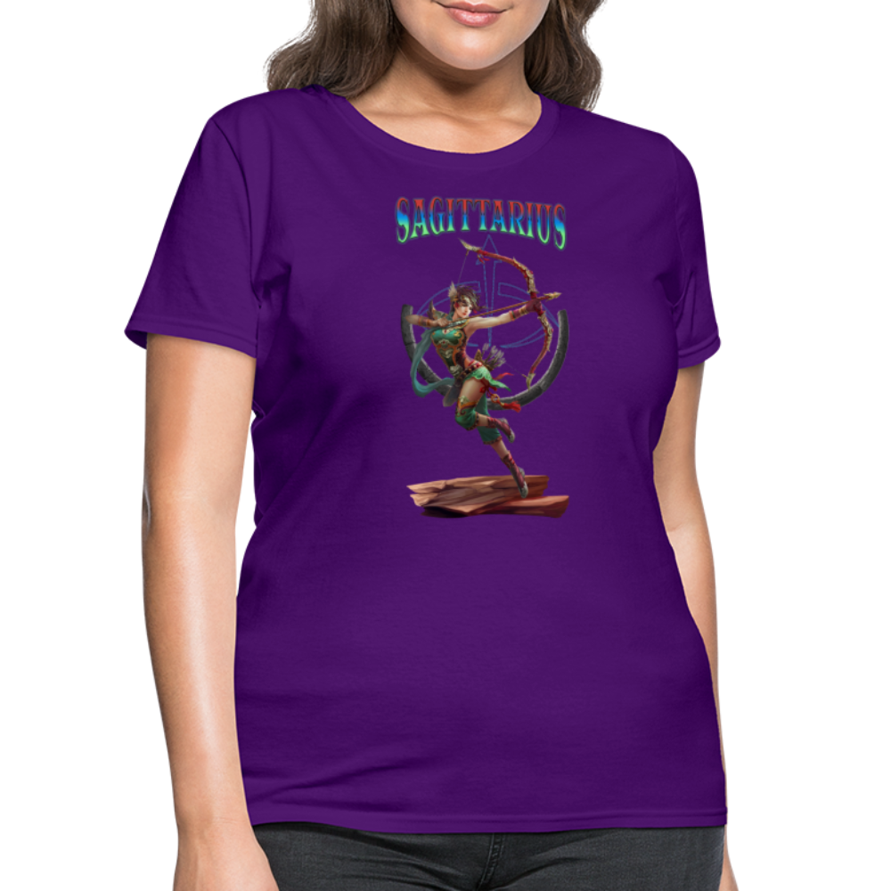 Astral Sagittarius Women's T-Shirt - purple