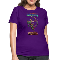 Thumbnail for Astral Sagittarius Women's T-Shirt - purple