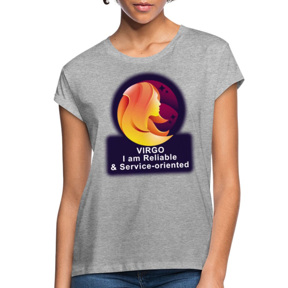 Women's Glow Virgo Relaxed Fit T-Shirt - heather gray