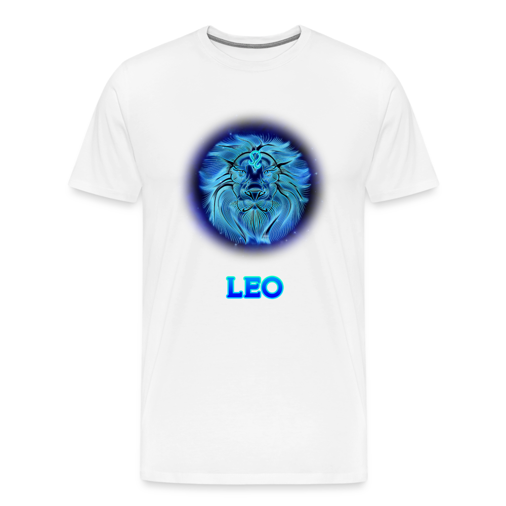 Men's Leo Premium T-Shirt - white