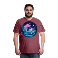 Thumbnail for Men's Magic Aquarius Premium T-Shirt - heather burgundy