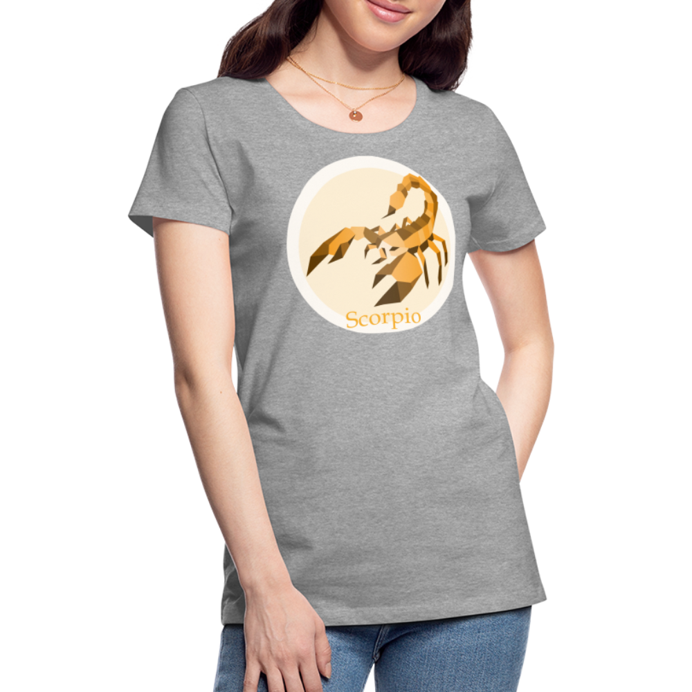 Women’s Mosaic Scorpio Premium T-Shirt - heather gray