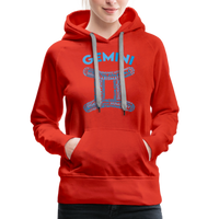 Thumbnail for Women's Power Words Gemini Premium Hoodie - red