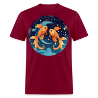 Thumbnail for Men's Magic Pisces Classic T-Shirt - burgundy