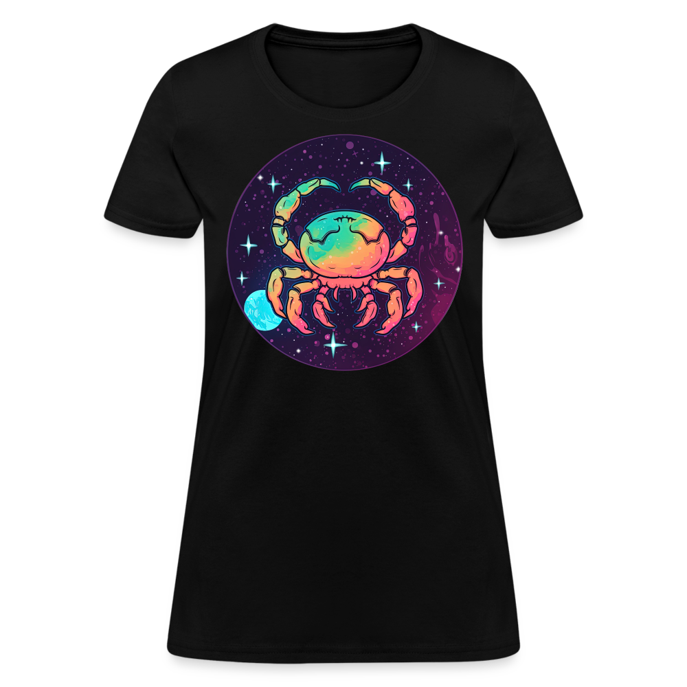 Women's Mystic Cancer T-Shirt - black