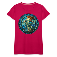 Thumbnail for Women’s Mosaic Aquarius Premium T-Shirt - dark pink