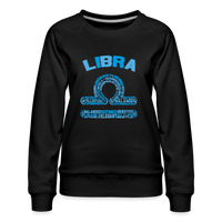 Thumbnail for Women's Power Words Libra Premium Sweatshirt - black