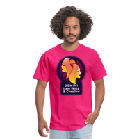 Thumbnail for Men's Glow Gemini Classic T-Shirt - fuchsia