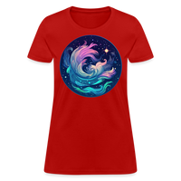 Thumbnail for Women's Magic Aquarius T-Shirt - red