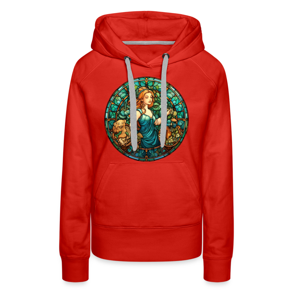 Women’s Mosaic Virgo Premium Hoodie - red