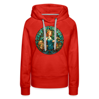 Thumbnail for Women’s Mosaic Virgo Premium Hoodie - red