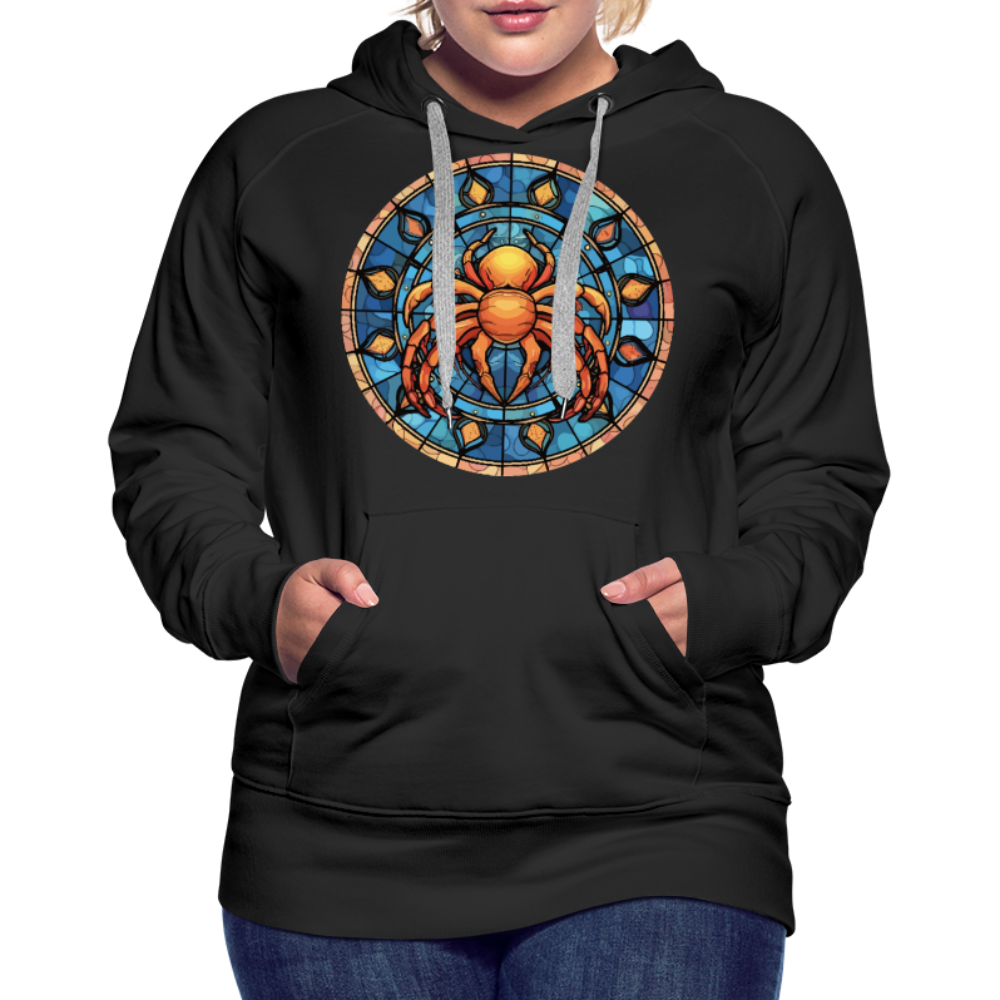 Women’s Mosaic Cancer Premium Hoodie - black