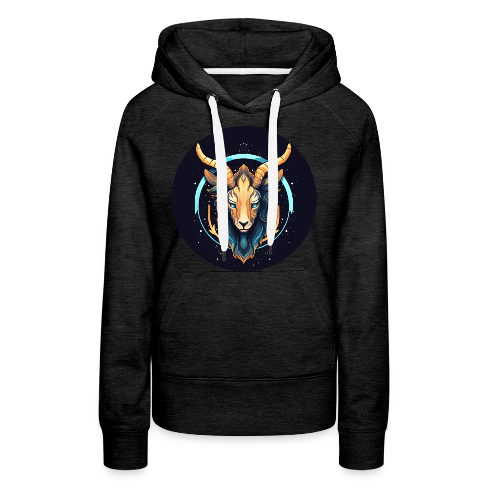 Women’s Mystic Capricorn Premium Hoodie - charcoal grey