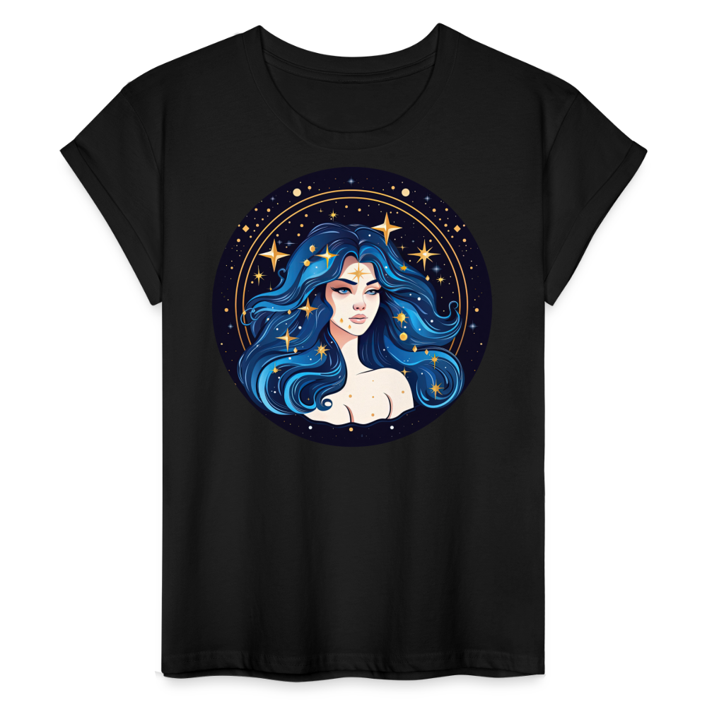 Women's Magic Virgo Relaxed Fit T-Shirt - black