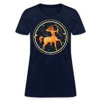 Thumbnail for Women's Mystic Sagittarius T-Shirt - navy