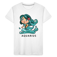 Thumbnail for Kid’s Sweet Astro Aquarius Premium Organic T-Shirt - white