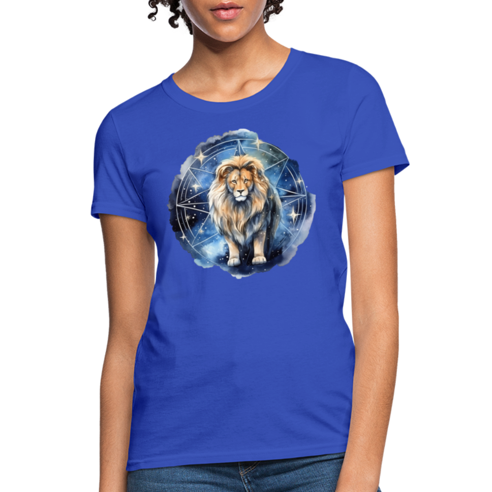 Women's Mythical Leo T-Shirt - royal blue