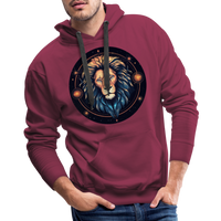 Thumbnail for Men’s Magic Leo Premium Hoodie - burgundy