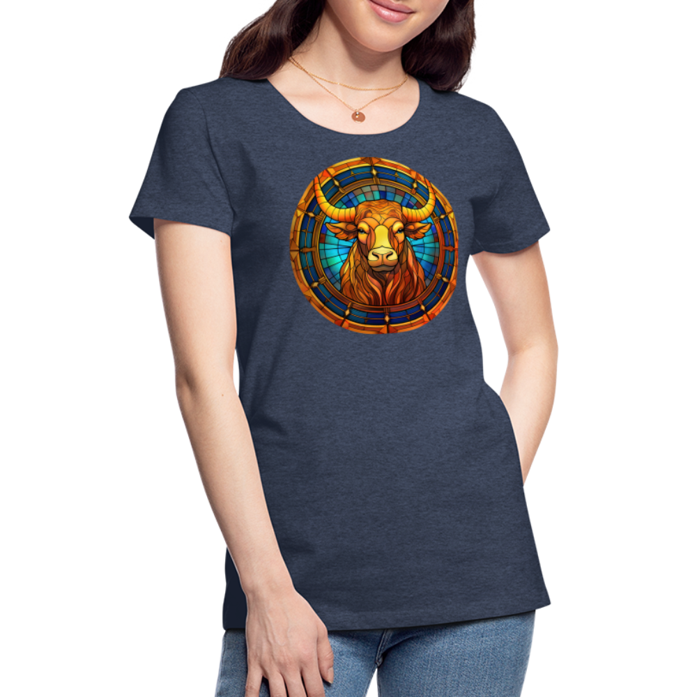 Women’s Mosaic Taurus Premium T-Shirt - heather blue