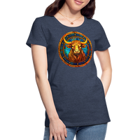 Thumbnail for Women’s Mosaic Taurus Premium T-Shirt - heather blue