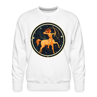 Thumbnail for Men’s Mystic Sagittarius Premium Sweatshirt - white