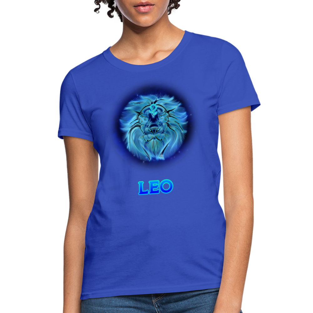 Women's Stellar Leo T-Shirt - royal blue