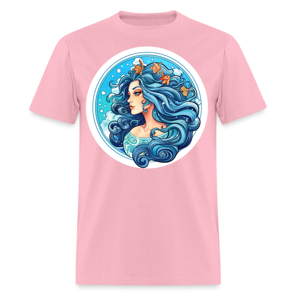 Men's Symbol Aquarius Classic T-Shirt - pink