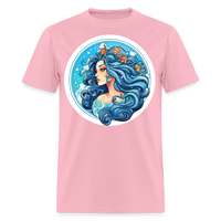 Thumbnail for Men's Symbol Aquarius Classic T-Shirt - pink