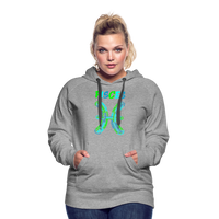 Thumbnail for Women's Power Words Pisces Premium Hoodie - heather grey