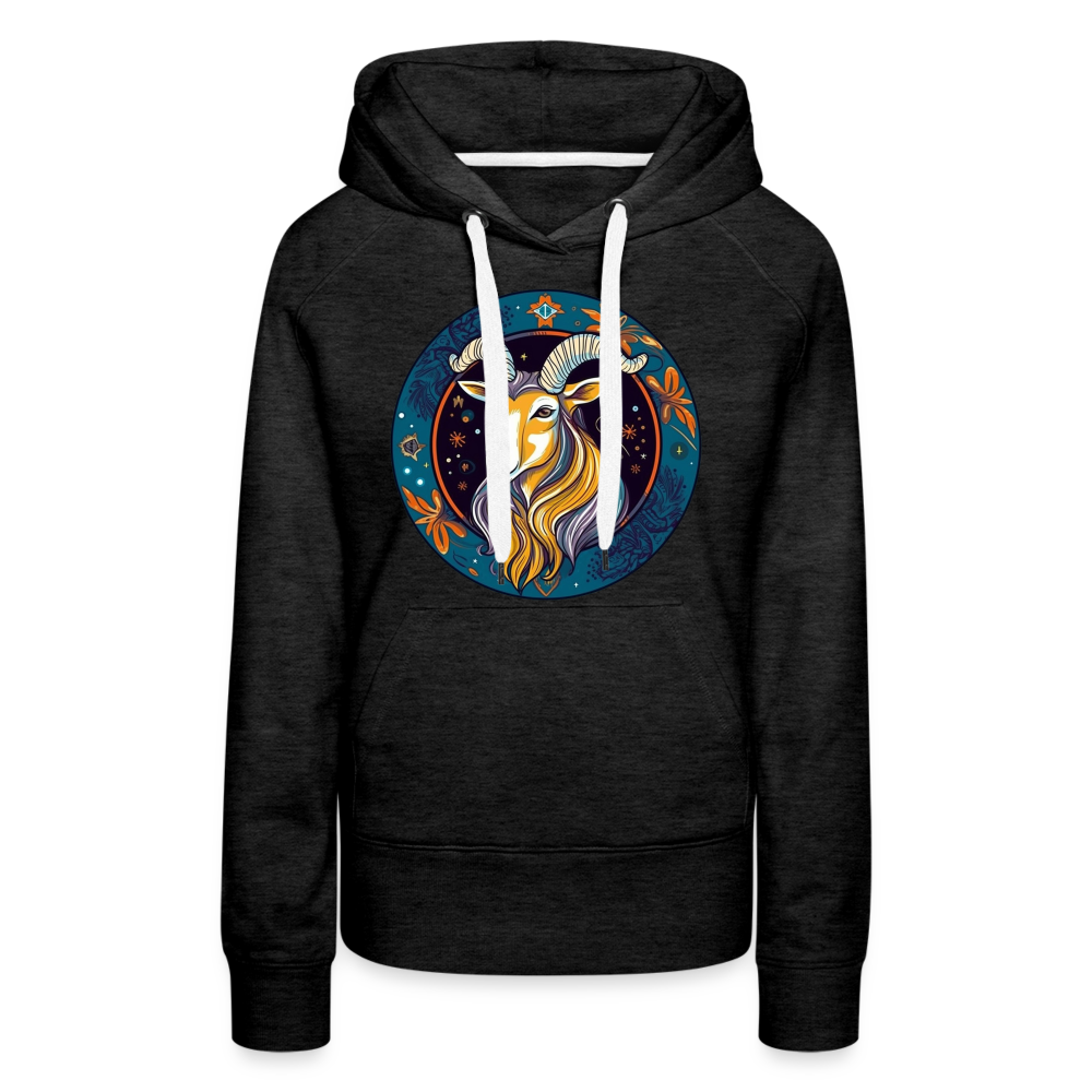 Women’s Mythical Capricorn Premium Hoodie - charcoal grey