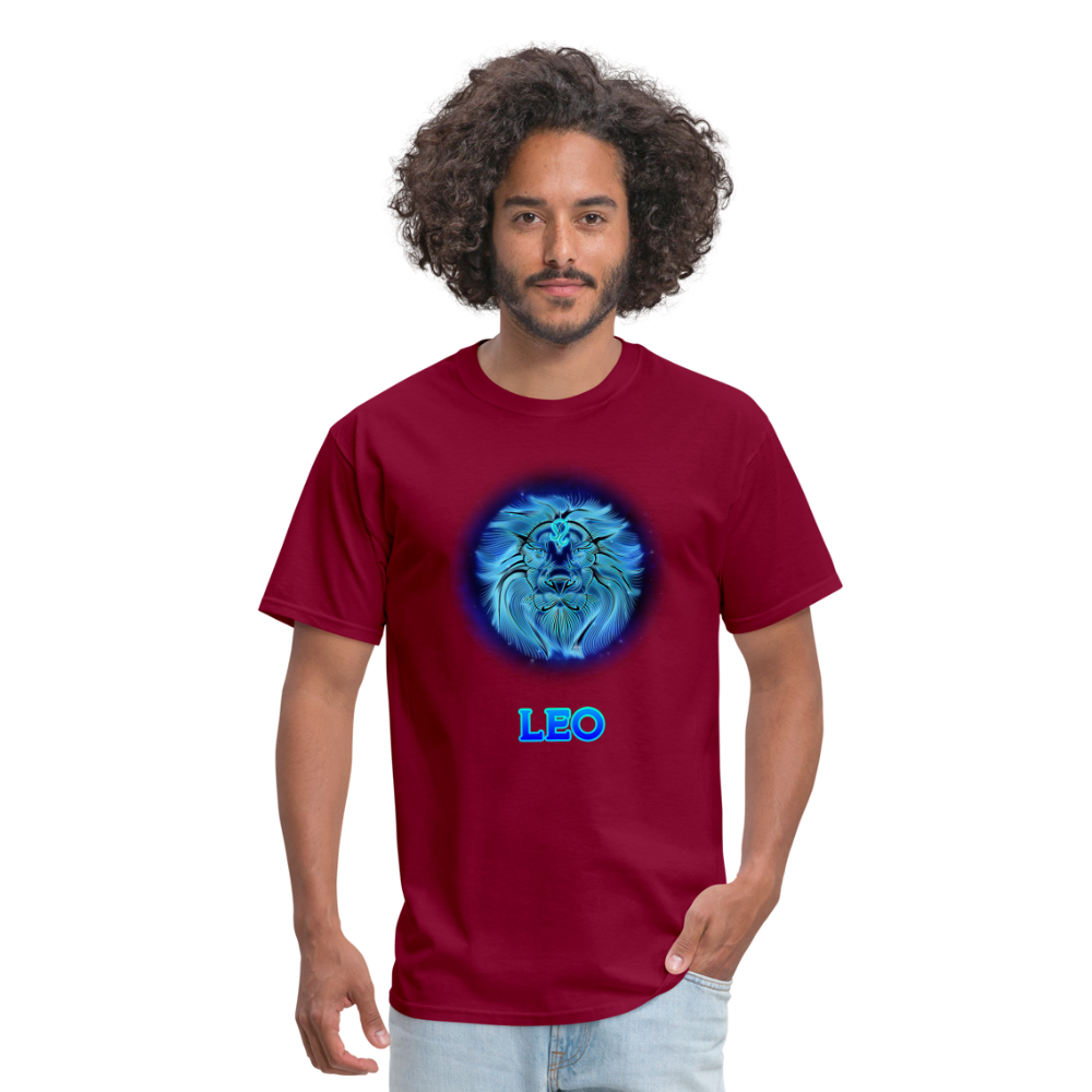 Men's Stellar Leo Classic T-Shirt - burgundy