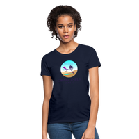 Thumbnail for Women's Dragonfly Oasis V.1 Capricorn T-Shirt - navy