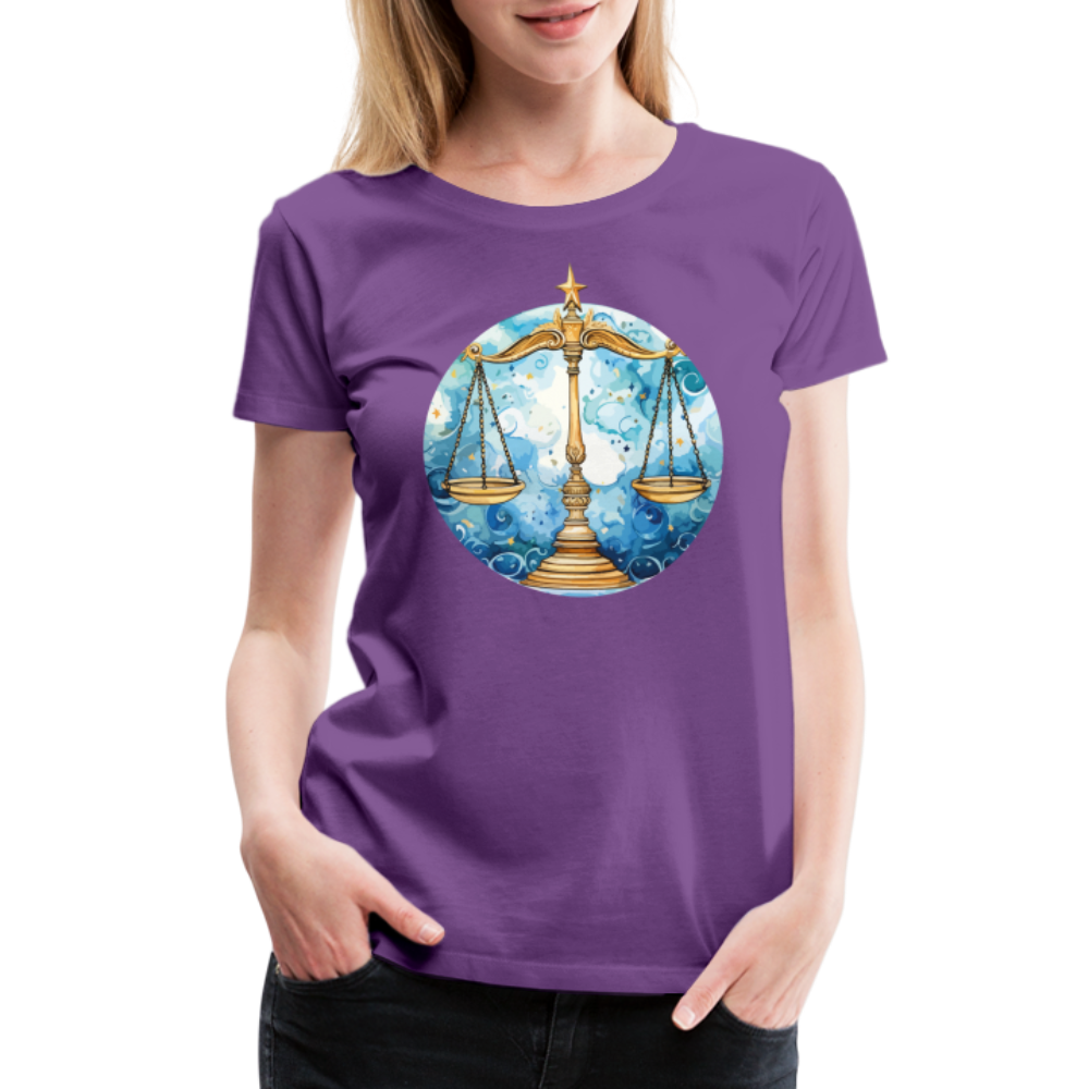 Women’sMythical Libra Premium T-Shirt - purple