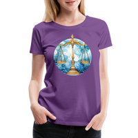 Thumbnail for Women’sMythical Libra Premium T-Shirt - purple