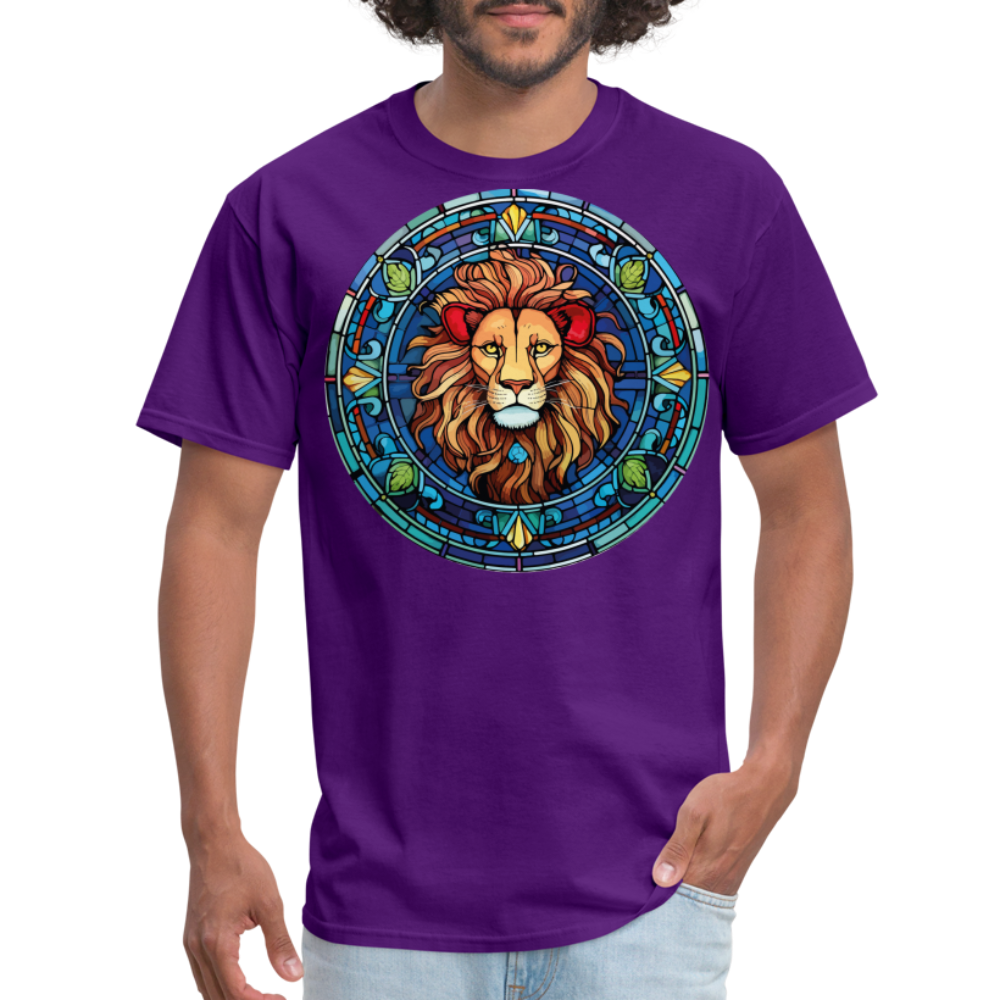 Men's Mosaic Leo Classic T-Shirt - purple