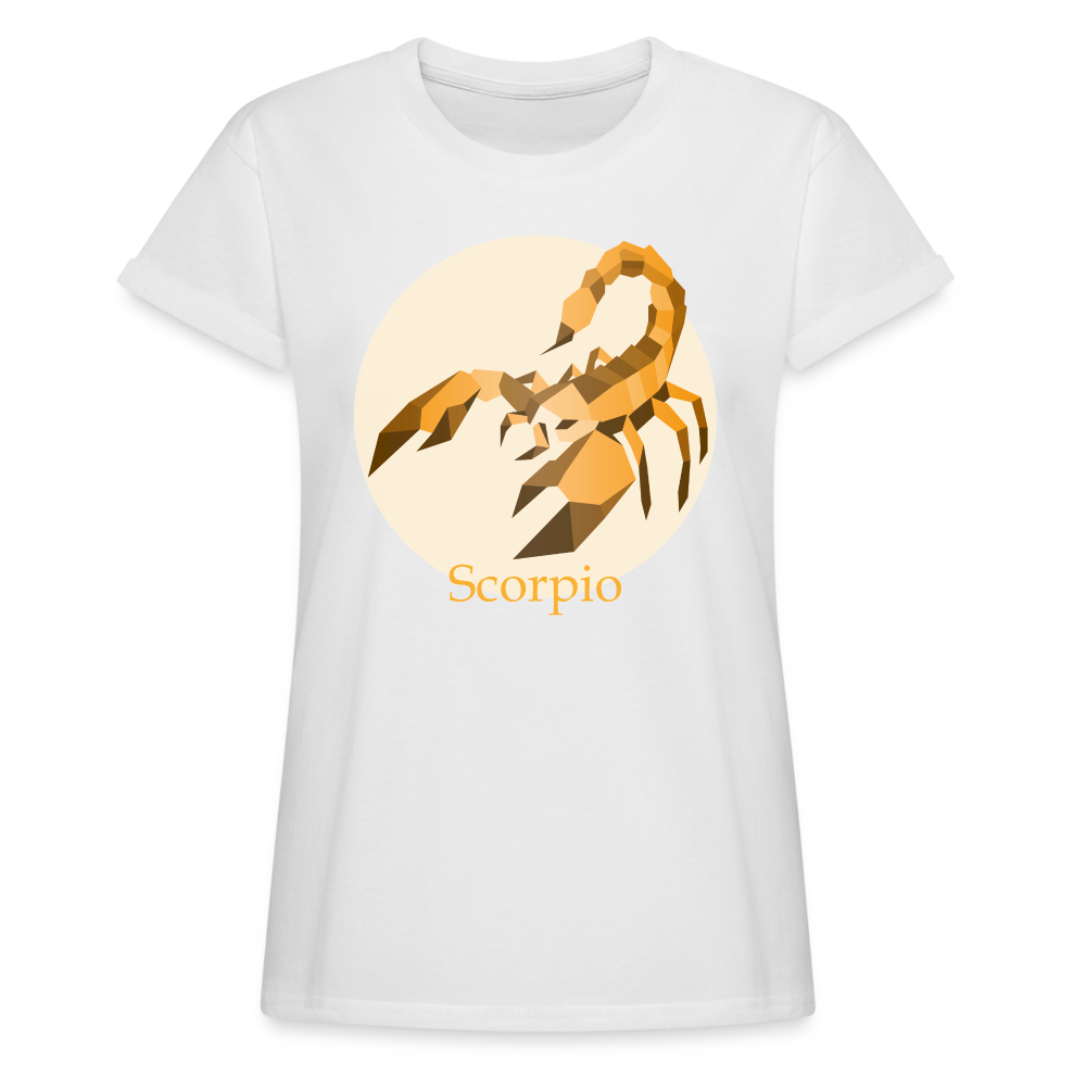 Women's Mosaic Scorpio Relaxed Fit T-Shirt - white