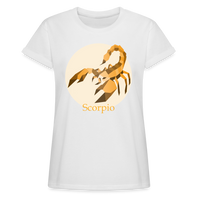 Thumbnail for Women's Mosaic Scorpio Relaxed Fit T-Shirt - white