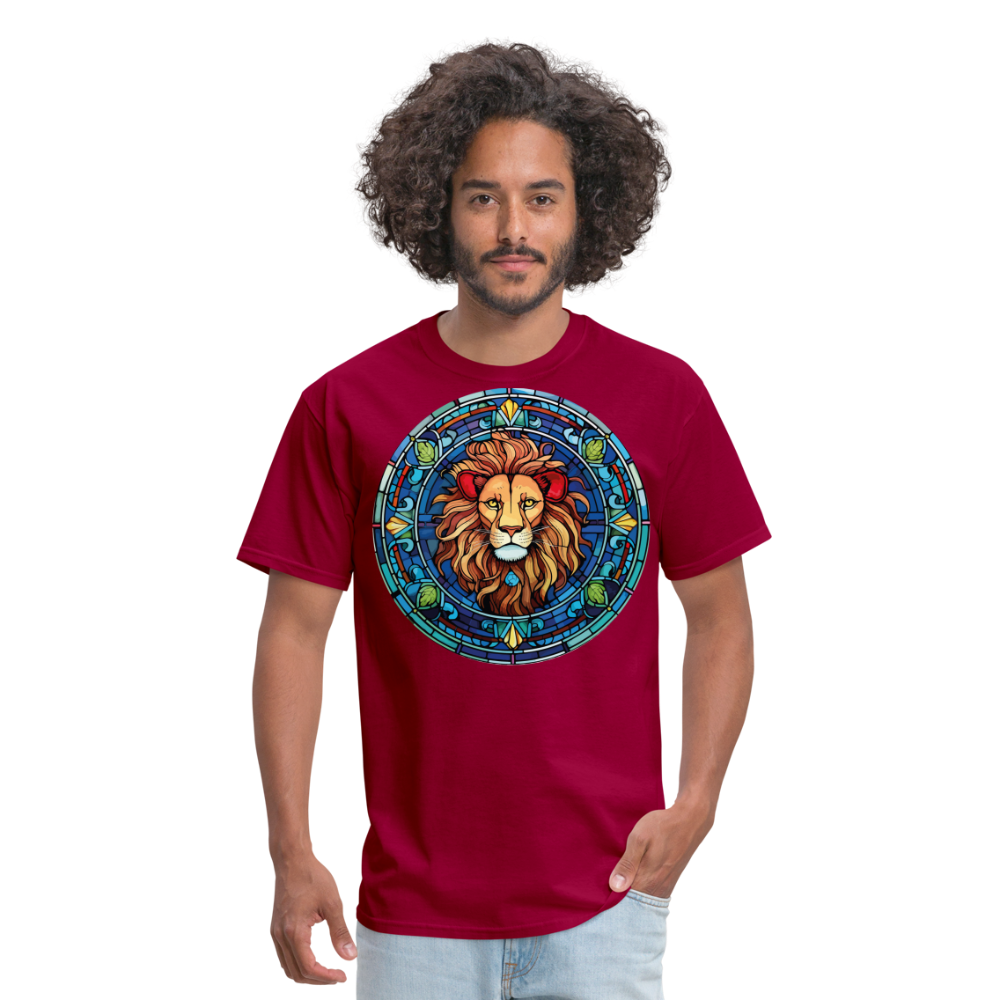 Men's Mosaic Leo Classic T-Shirt - dark red